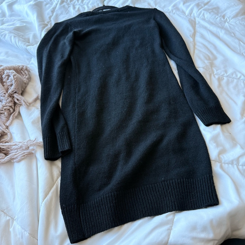 Brave Soul Black Mockneck Sweater Dress